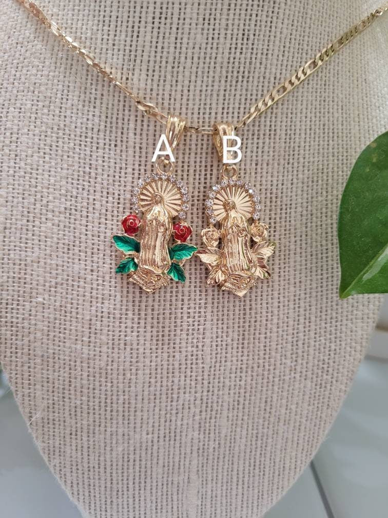 Virgin Mary Guadalupe necklace