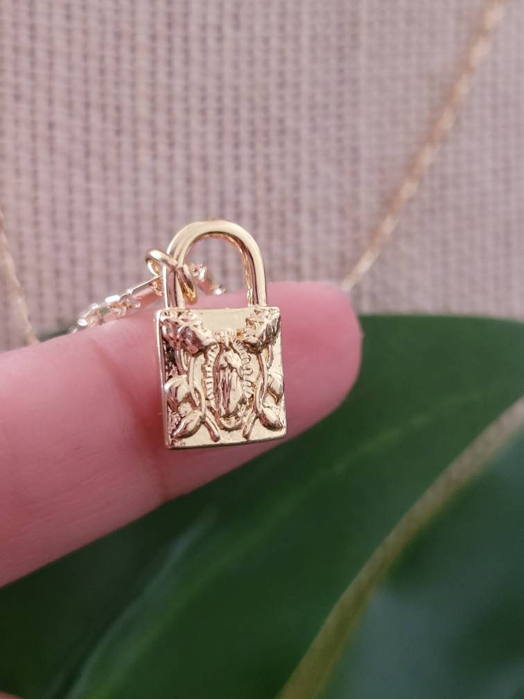 Tiny Virgin Mary Lock