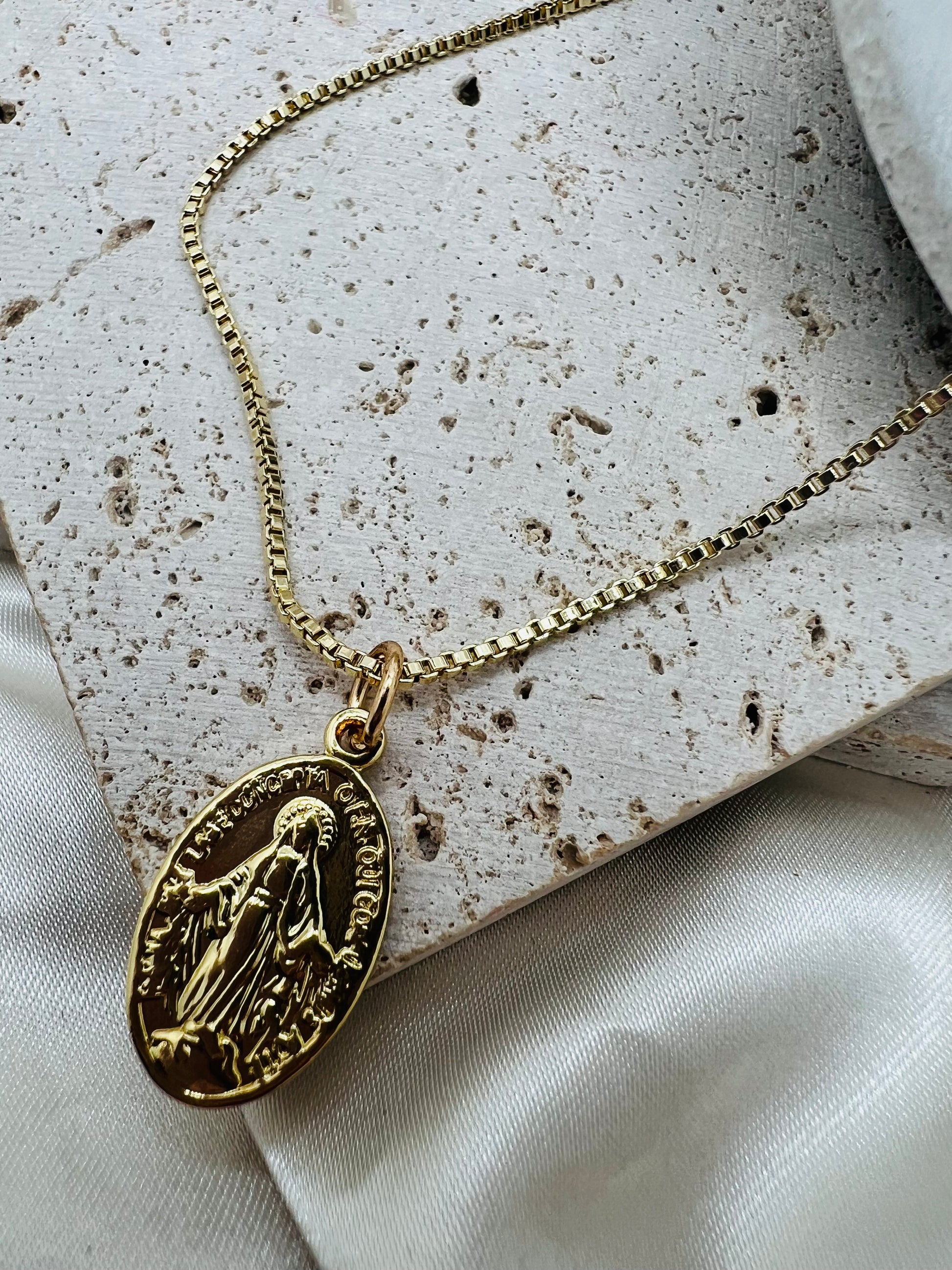 Miraculous Mary necklace