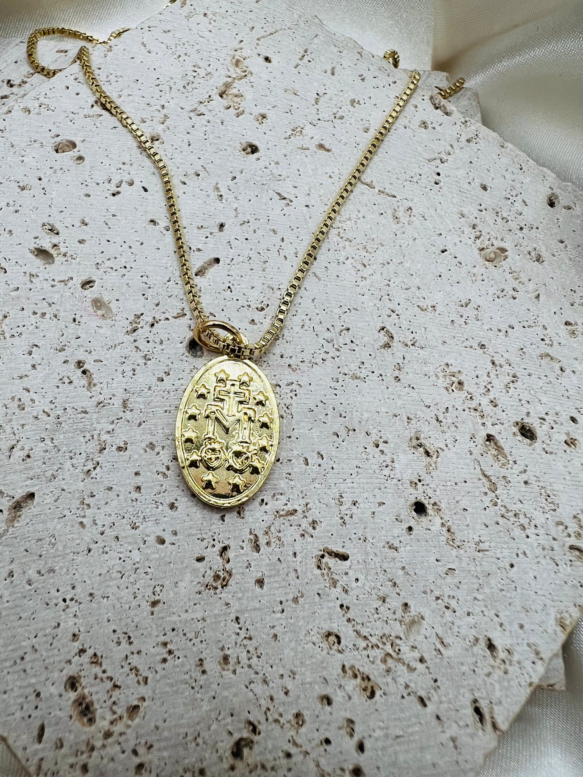 Miraculous Mary necklace
