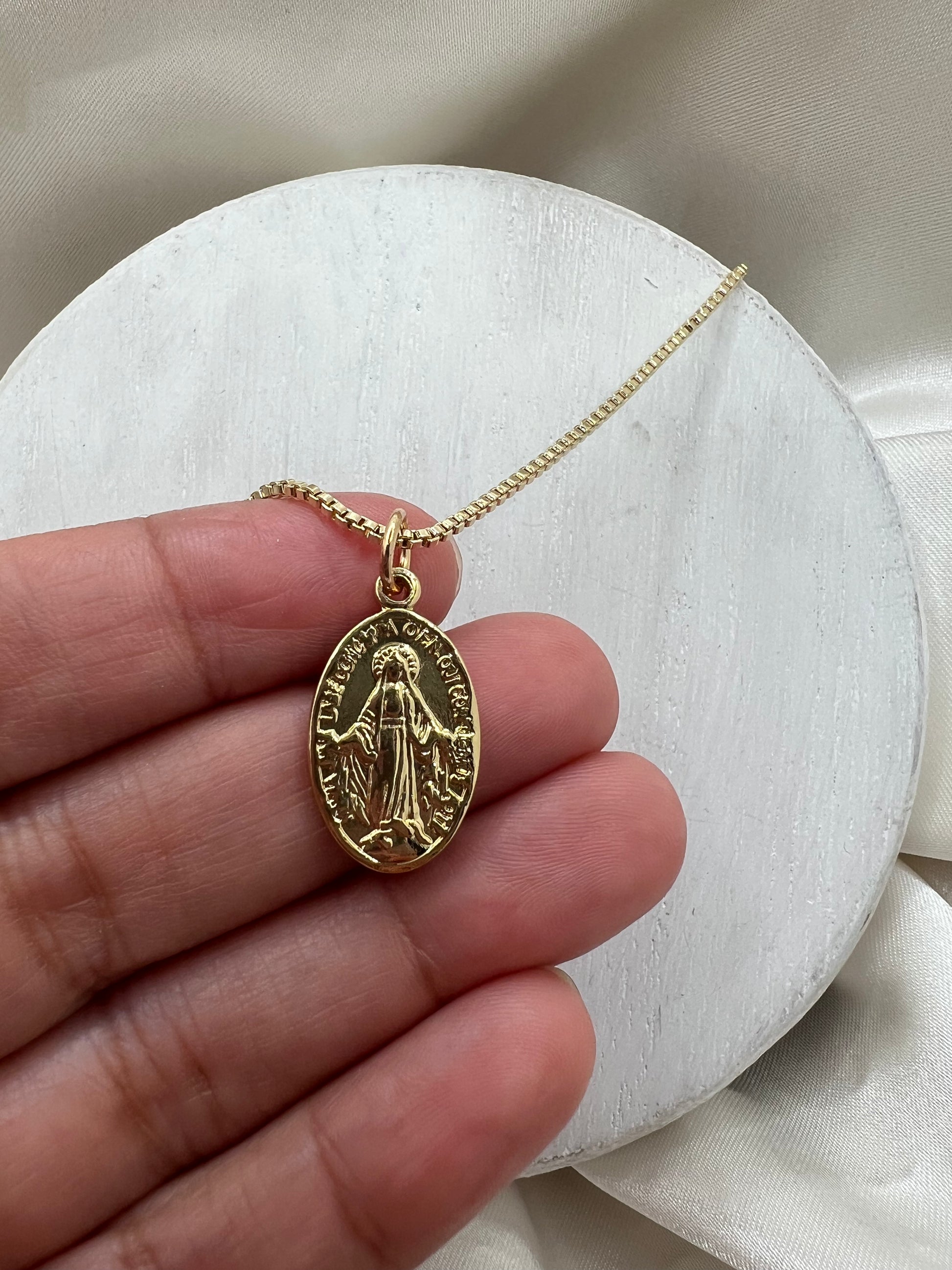 Miraculous Mary necklace