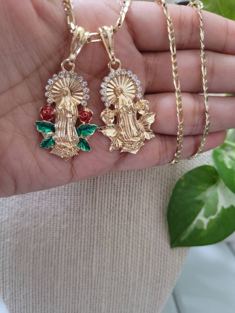 Virgin Mary Guadalupe necklace