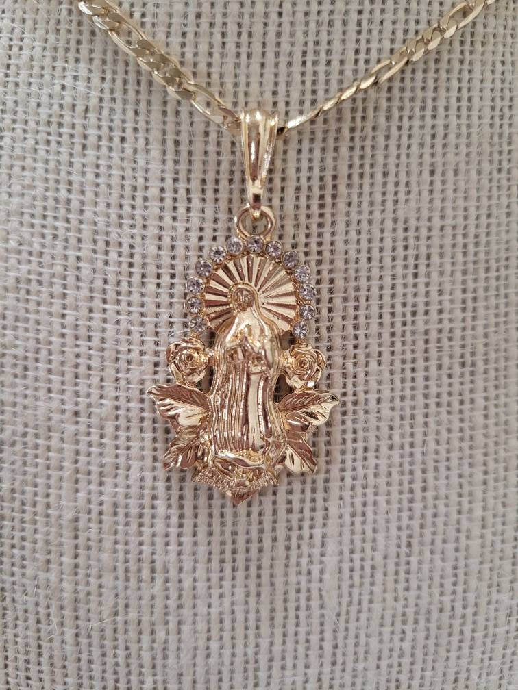 Virgin Mary Guadalupe necklace