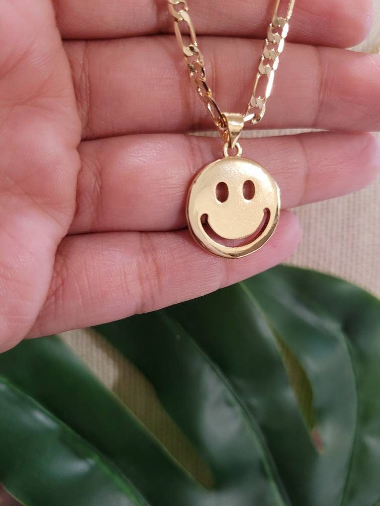 Smiley face charm Necklace