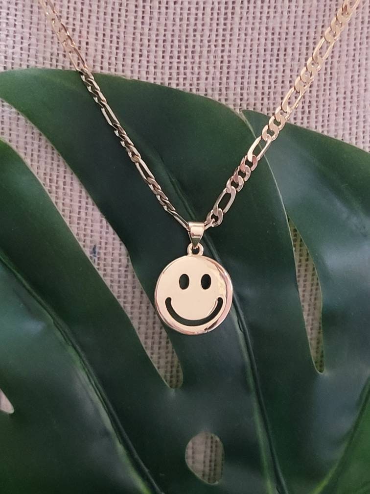 Smiley face charm Necklace