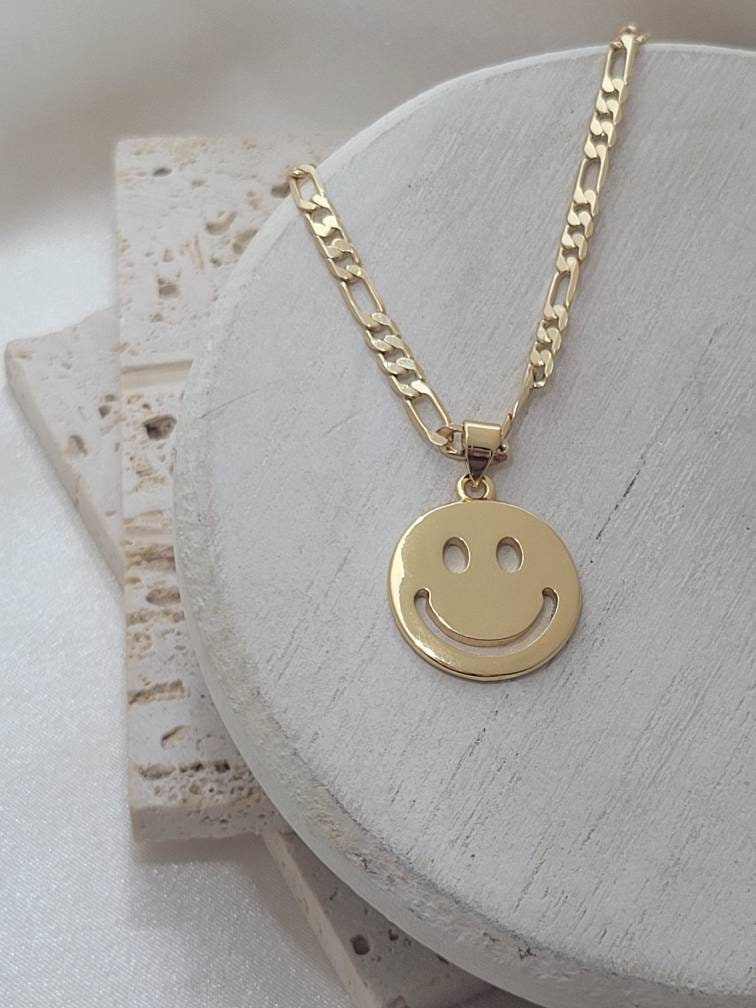 Smiley face charm Necklace