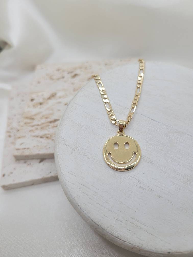 Smiley face charm Necklace