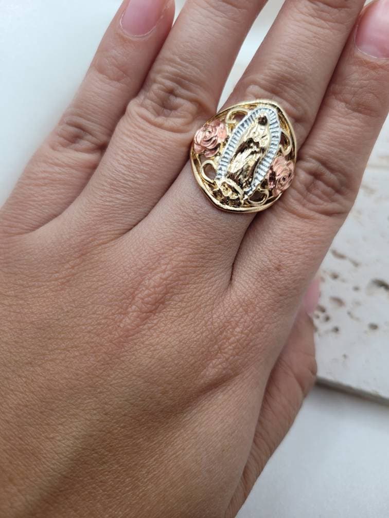 Guadalupe tri-color ring