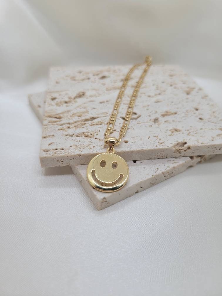 Smiley face charm Necklace