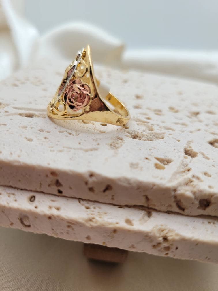 Guadalupe tri-color ring