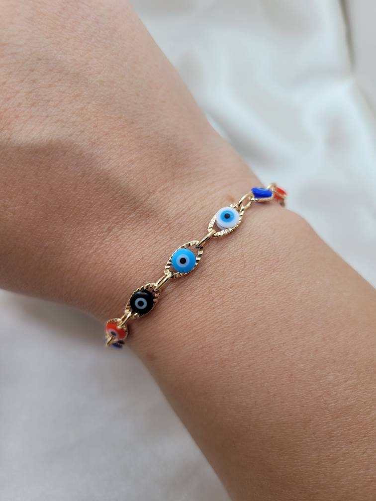 Evil Eye multi color bracelet
