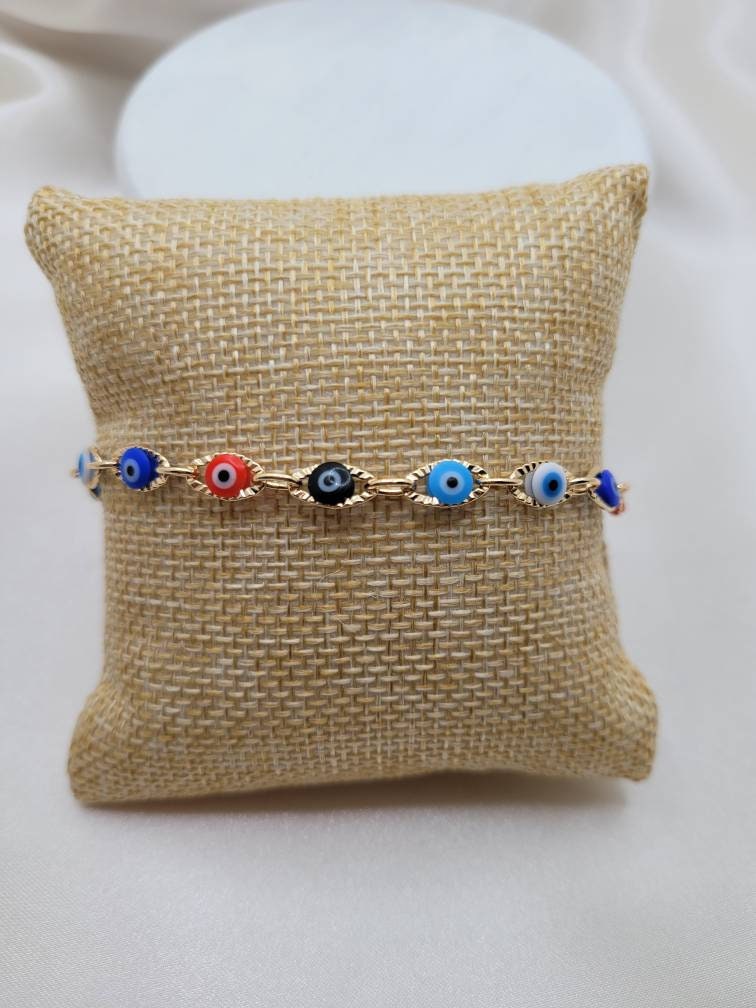 Evil Eye multi color bracelet