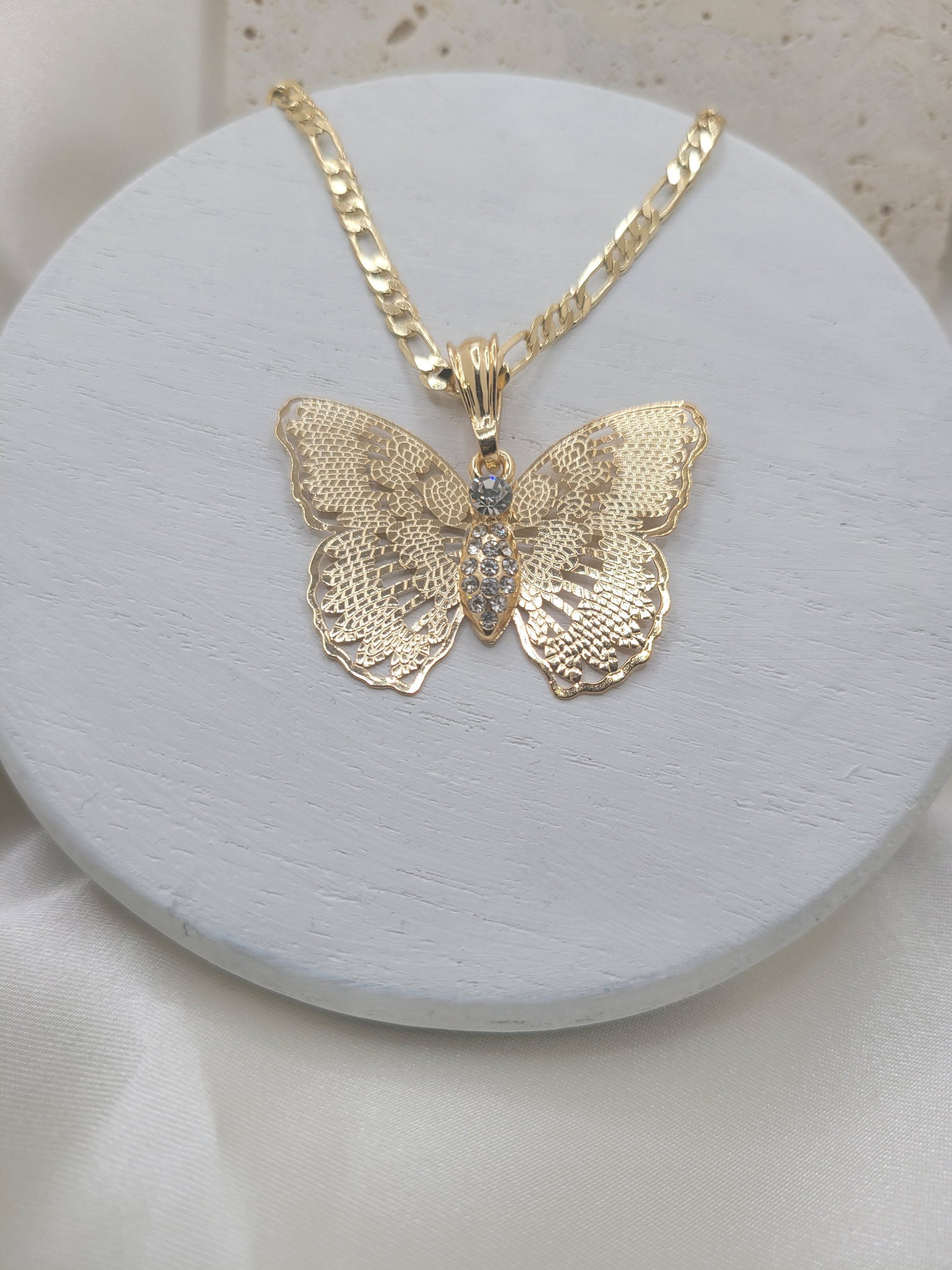 Monarch Butterfly pendant Necklace