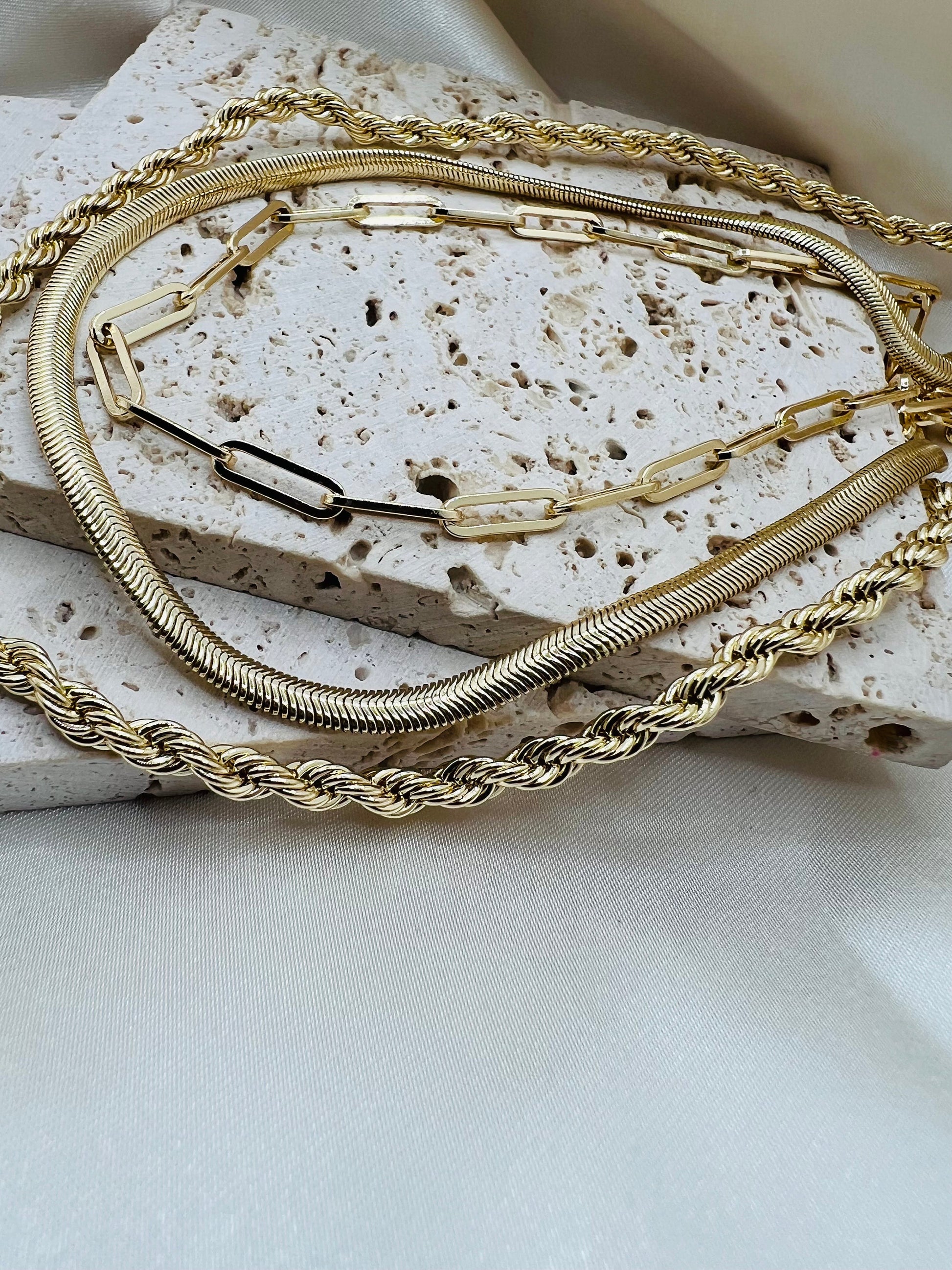 Layered chain set of 3A