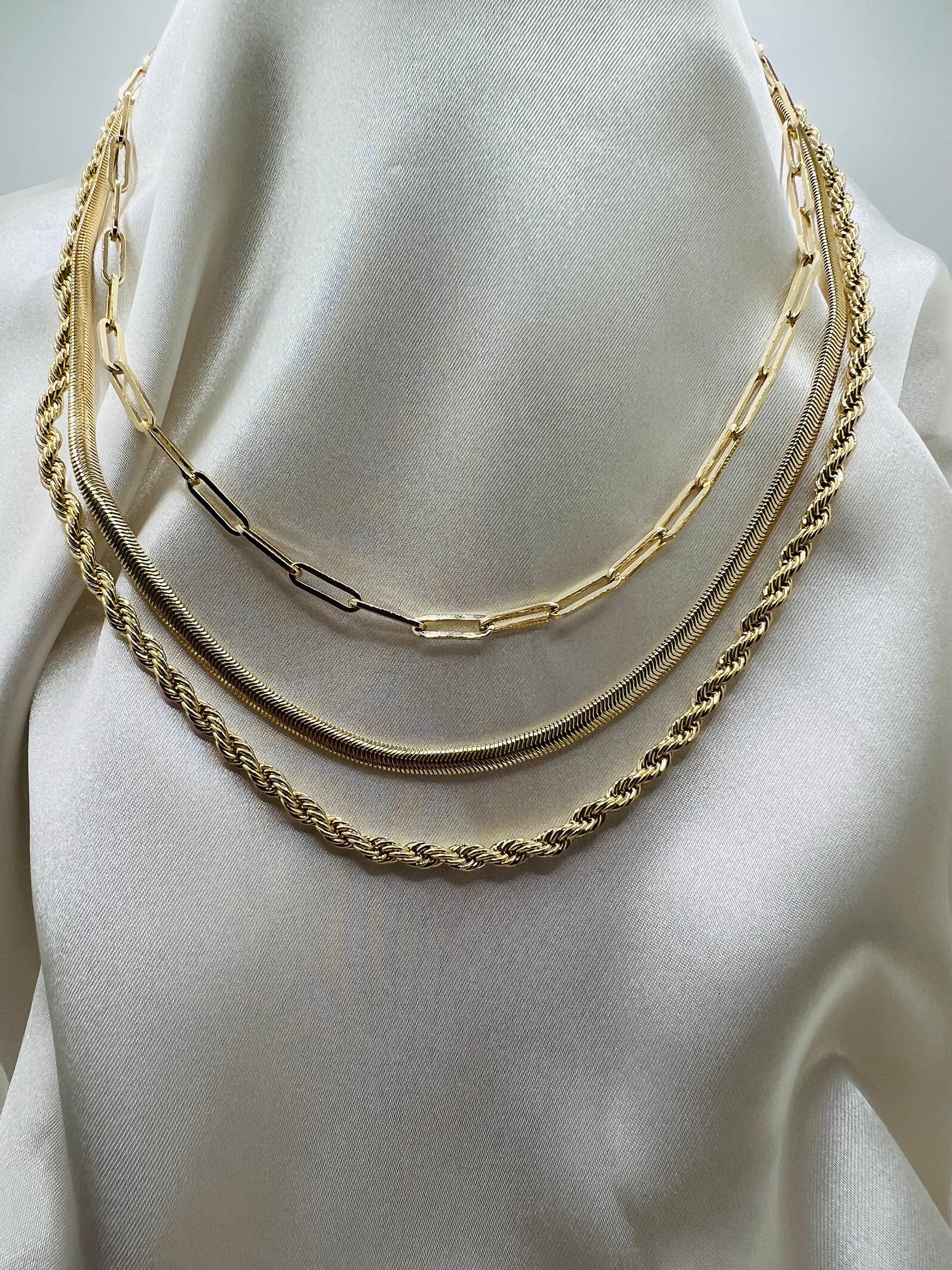 Layered chain set of 3A