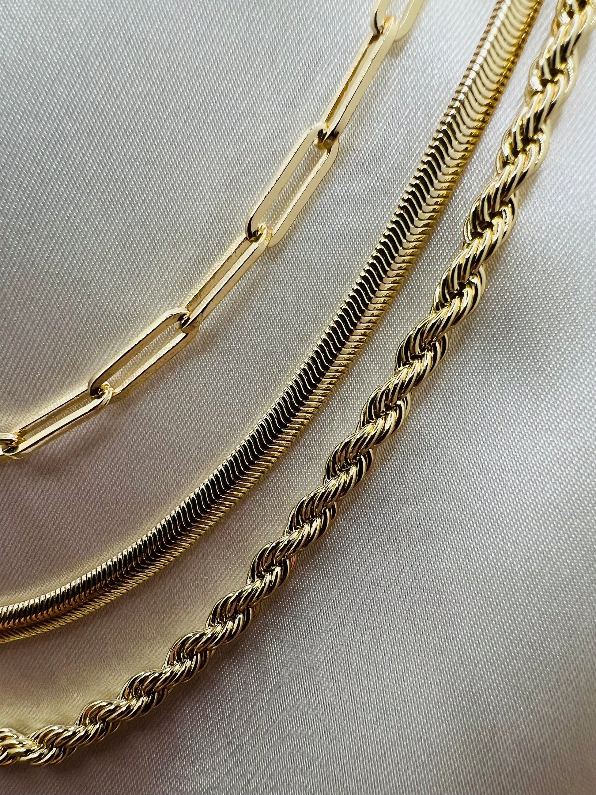 Layered chain set of 3A